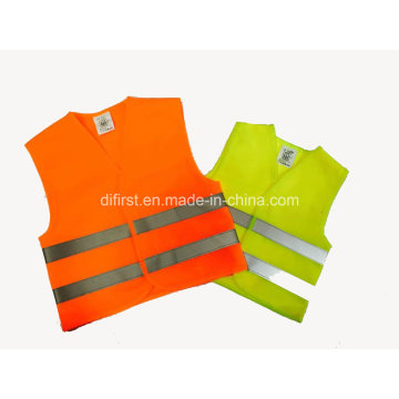 Safety Vest for Kids & Adults, Made of Knitting Fabric, Direct Factory